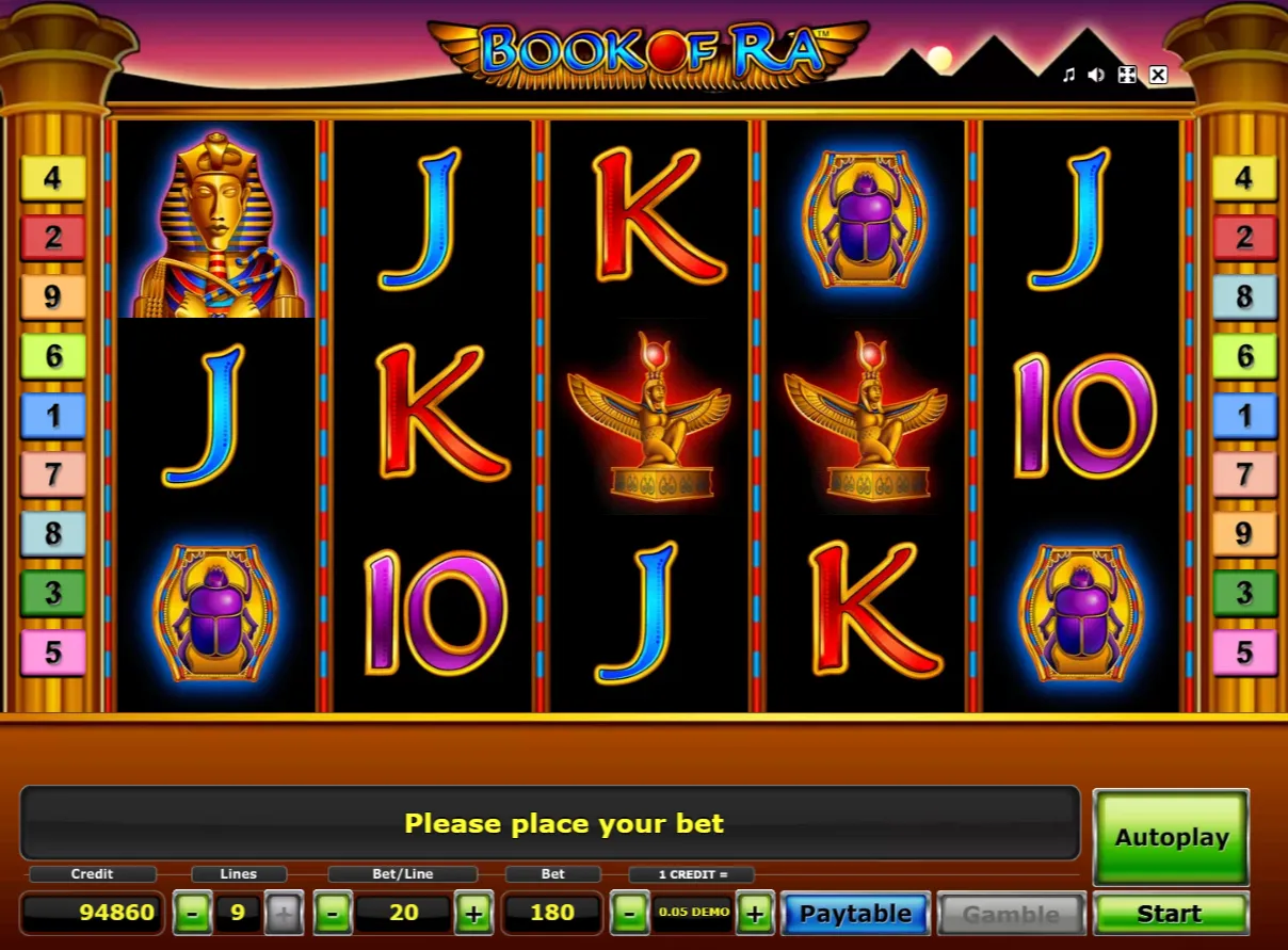 Book Of Ra demo